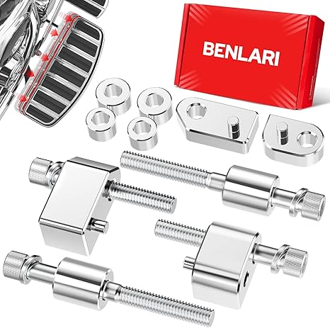 1inch &1.5inch Driver Floorboard Extensions, Chrome