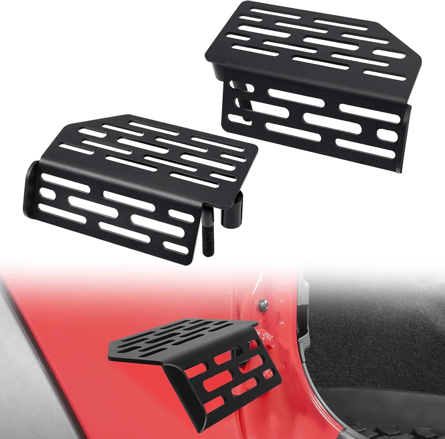 Benlari Door Off Foot Pegs for Jeep Wrangler