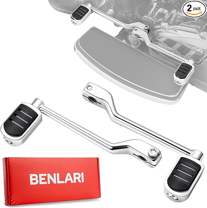 Benlari Heel Toe Shifter Lever Pegs (Chrome)