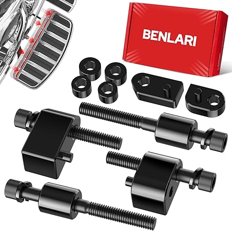 Benlari Upgraded 1inch &1.5inch Driver Floorboard Extensions