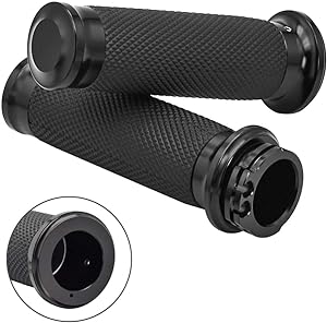 Benlari 1 Inch Black Hand Grips