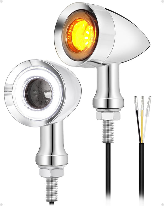 Benlari Motorcycle Bullet 48 LEDs Front Turn Signal Light