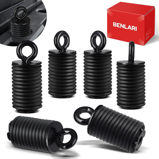Benlari UTV Tie Down Anchors 1-7/16" Black