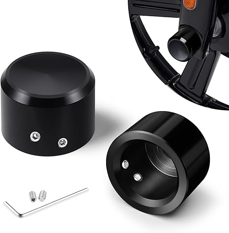 Benlari Black Front Axle Nut Covers