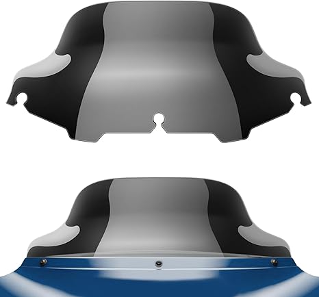 Benlari 8" Black Motorcycle Windshield