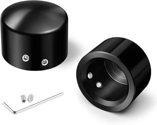 Benlari CNC Front Axle Nut Covers(Black)