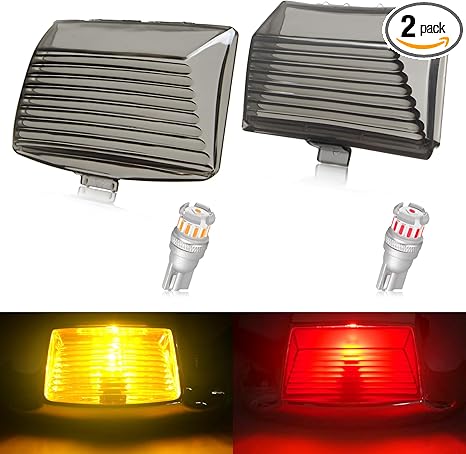 Benlari Motorcycle Front Rear Fender Tip Mud Guards Light